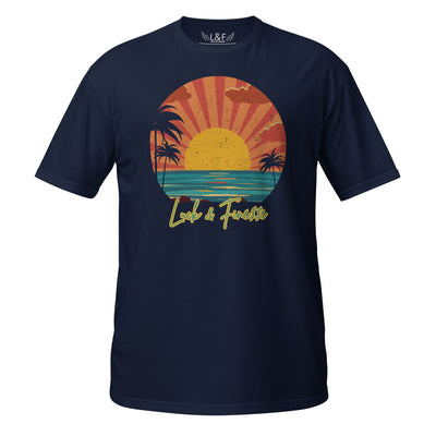 L&F Men's "Ocean Views" Short-Sleeve T-Shirt