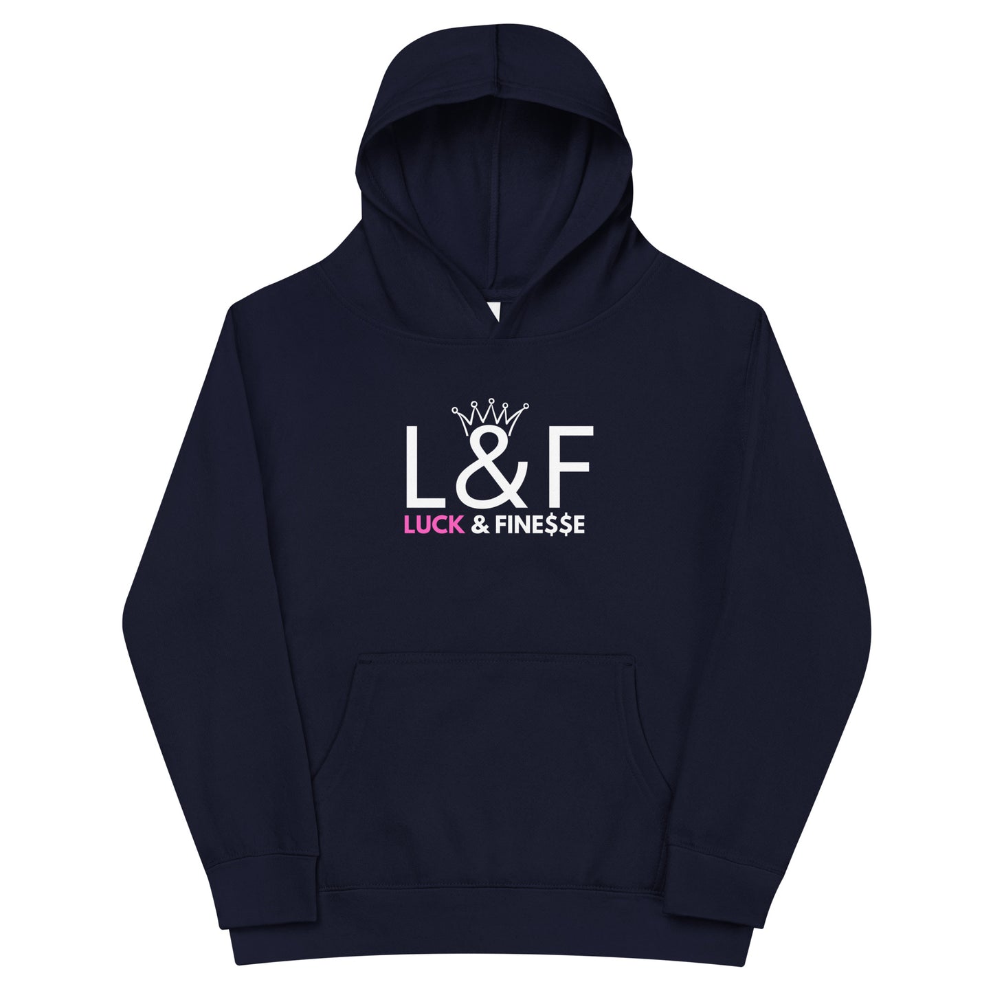 L&F Kid's "Pink Logo" Fleece Hoodie