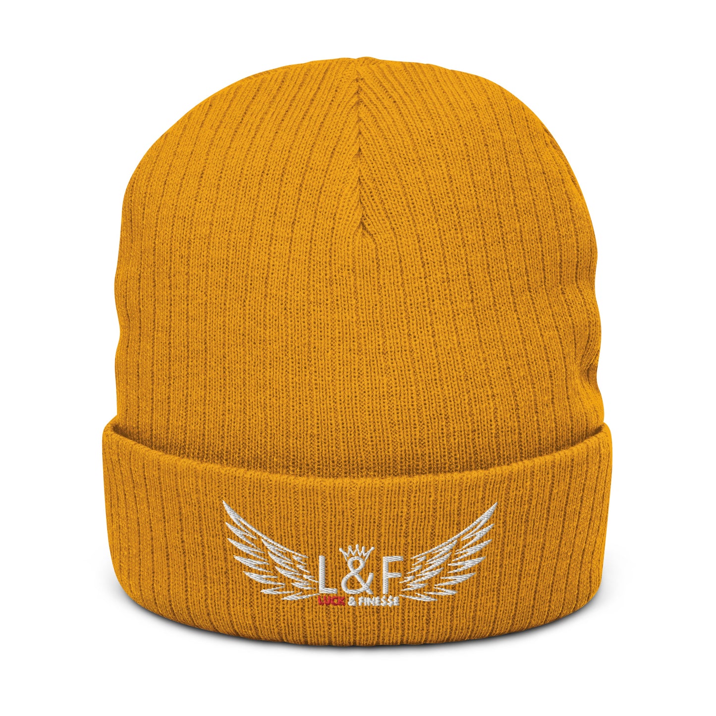 L&F Ribbed Knit Beanie Hat