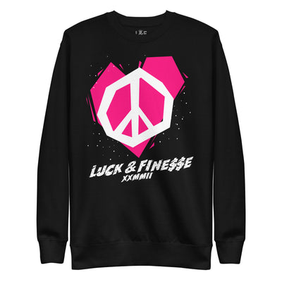 L&F Women's "Peace & Love" Unisex Premium Sweatshirt