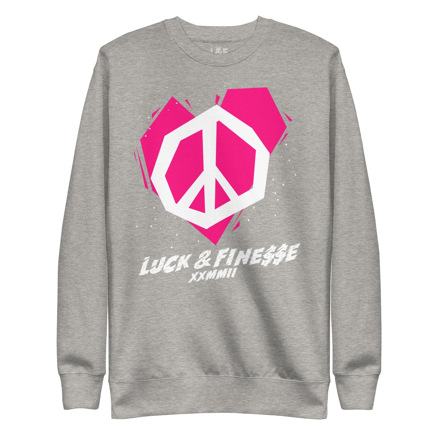 L&F Women's "Peace & Love" Unisex Premium Sweatshirt