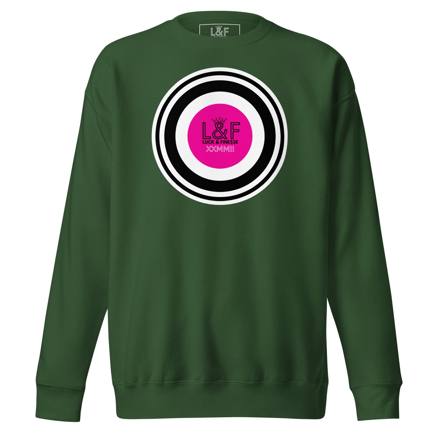 L&F Women's "Circle Logo" Unisex Premium Sweatshirt