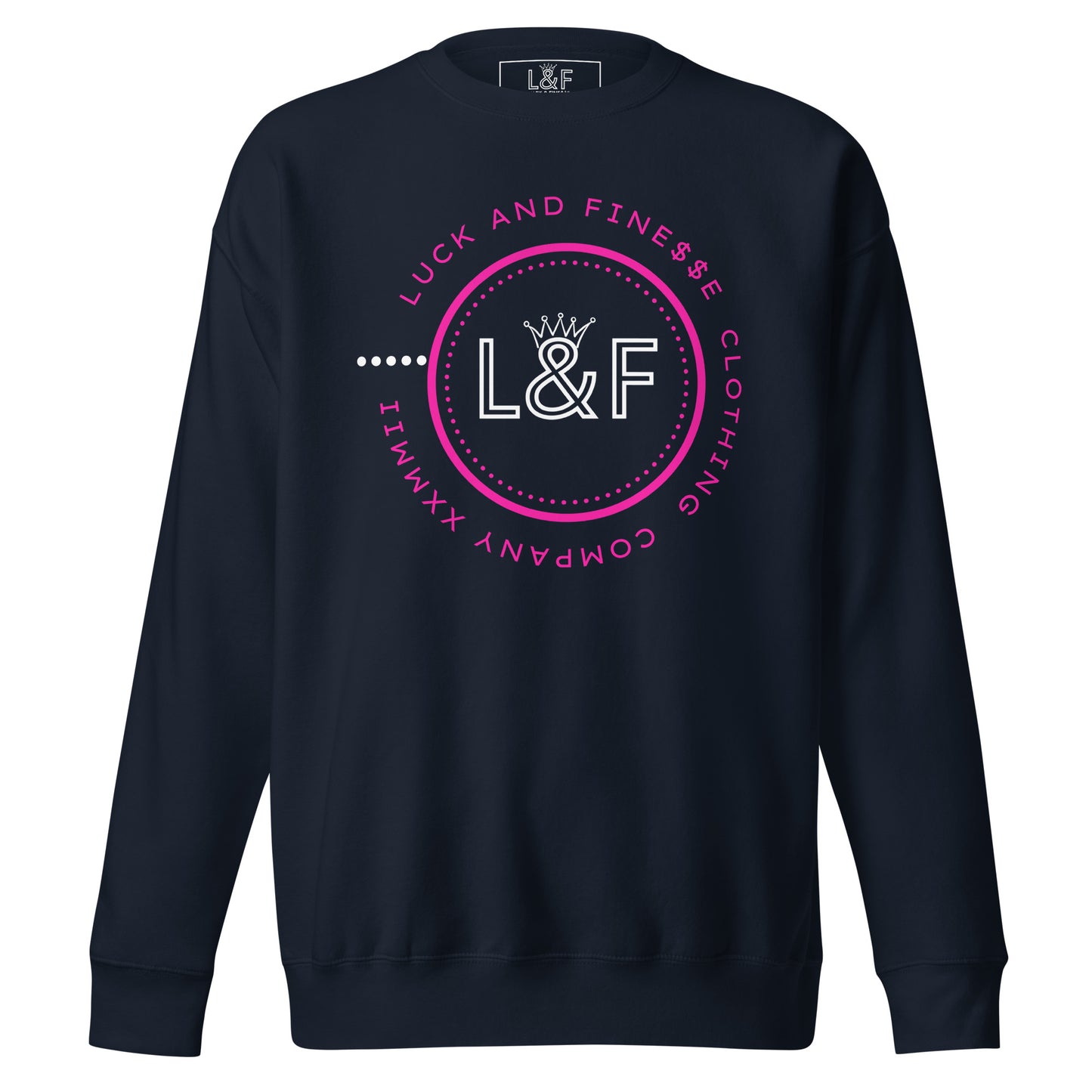 L&F Women's "Circle Logo" Unisex Premium Sweatshirt