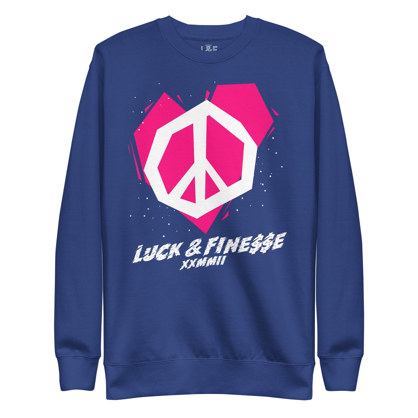 L&F Women's "Peace & Love" Unisex Premium Sweatshirt