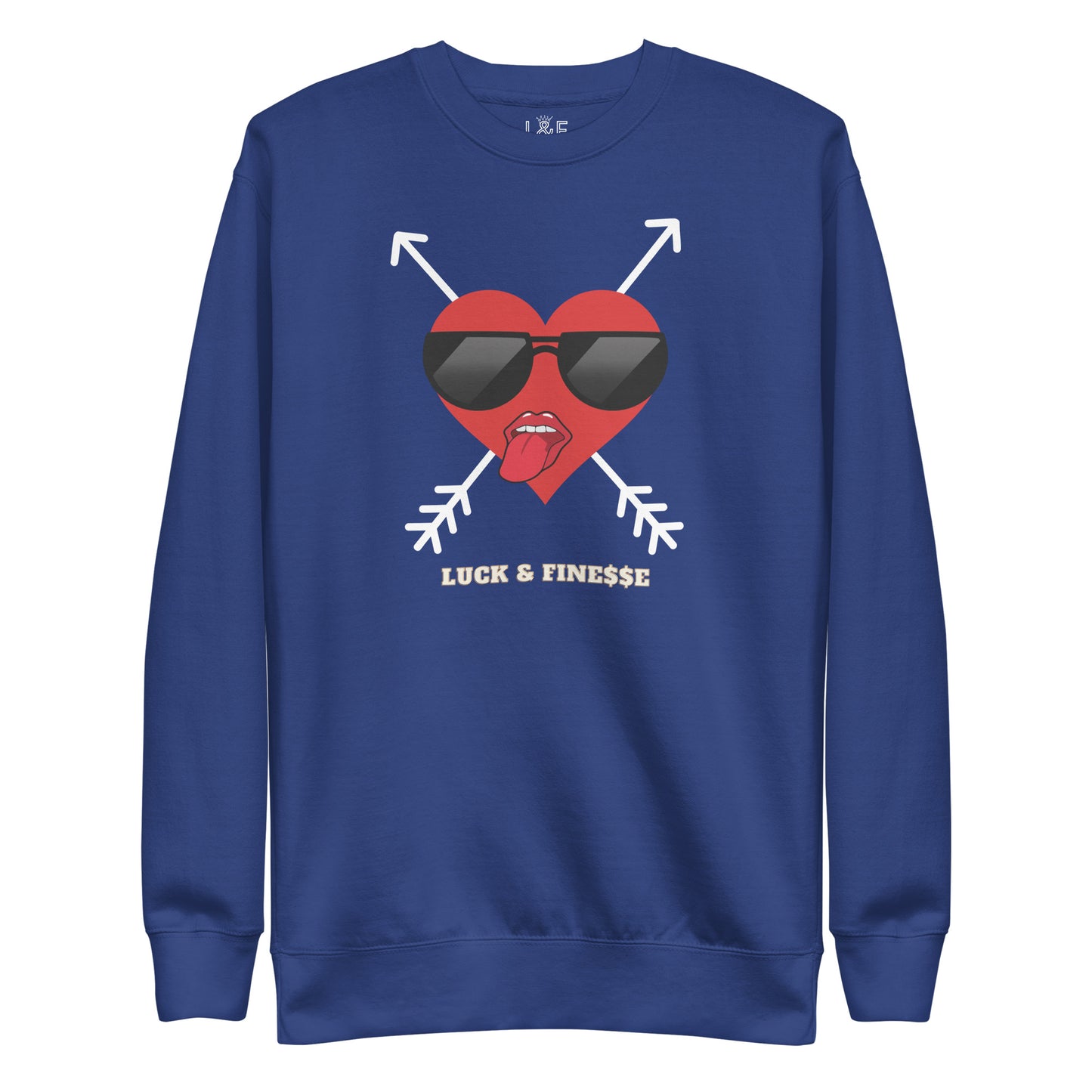 L&F Women's "Flirty Heart" Unisex Premium Sweatshirt