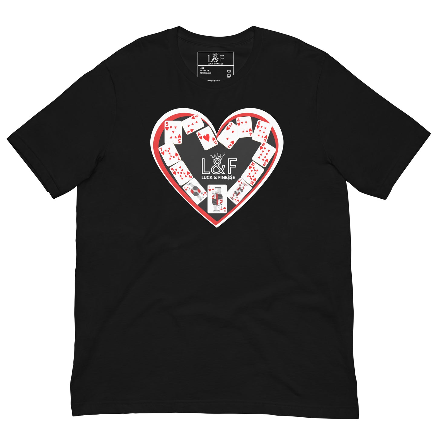 XL&F "Heart Suit" T-shirt