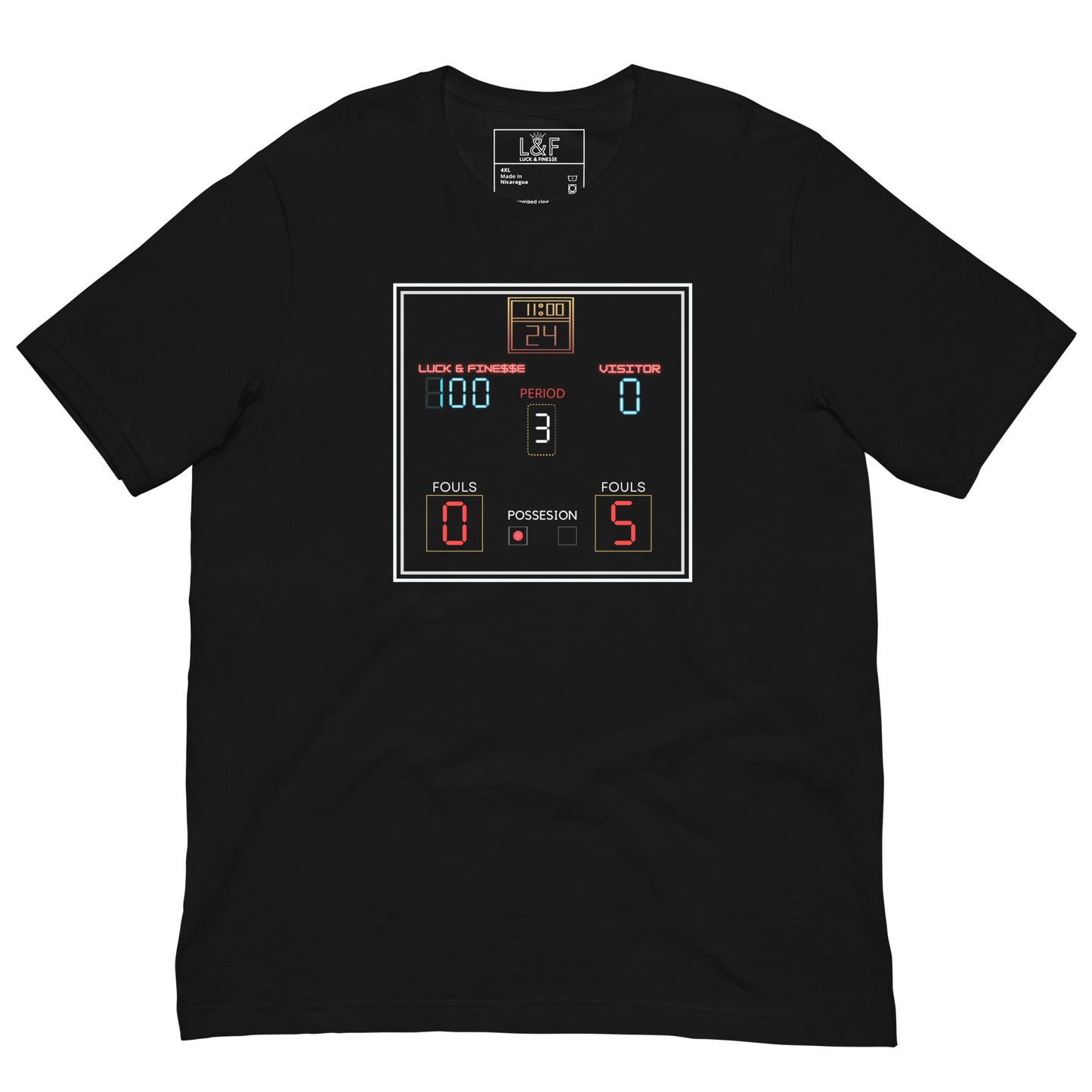 XL&F "Scoreboard" T-shirt