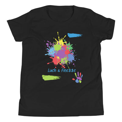 L&F Kids " Paint Splatter" Short Sleeve T-Shirt